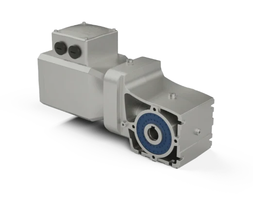 Motorreductor de engranaje cónico NORDBLOC.1 NORD Drivesystems con carcasa de aluminio ligera