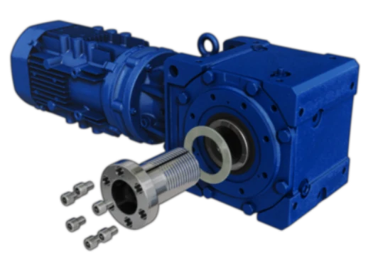 Componente de motorreductor vista técnica 1