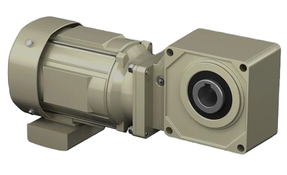 Motorreductor Hyponic Sumitomo con engranes hipoidales de alta eficiencia vista frontal